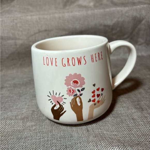 Threshold Mug “love grows here”  Stoneware Mug - Picture 1 of 8